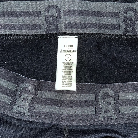 Good American Black Athletic Shorts - Picture 9 of 10